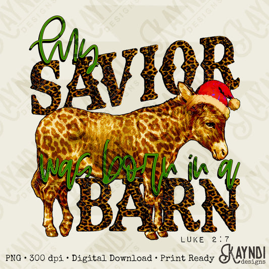 Born in a Barn Dark Sublimation Design PNG Digital Download Printable Christmas Farm Wild Western