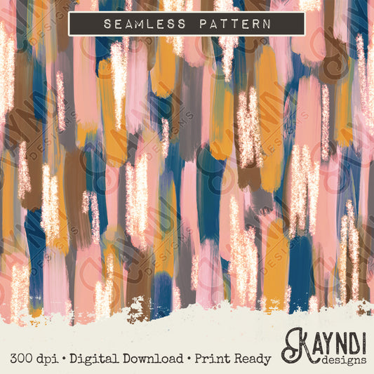 Brushstrokes 4 Seamless Sparkle Pattern Sublimation Design PNG Digital Download Printable Seamless Paper Brush