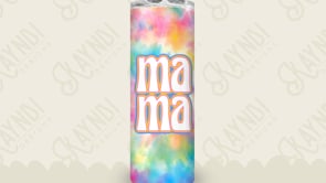 TieDye Mama Bright Tumbler Sublimation Design PNG Digital Download Printable Mom Momma Retro Rainbow Colorful Groovy Retro Funky Boho Vibe