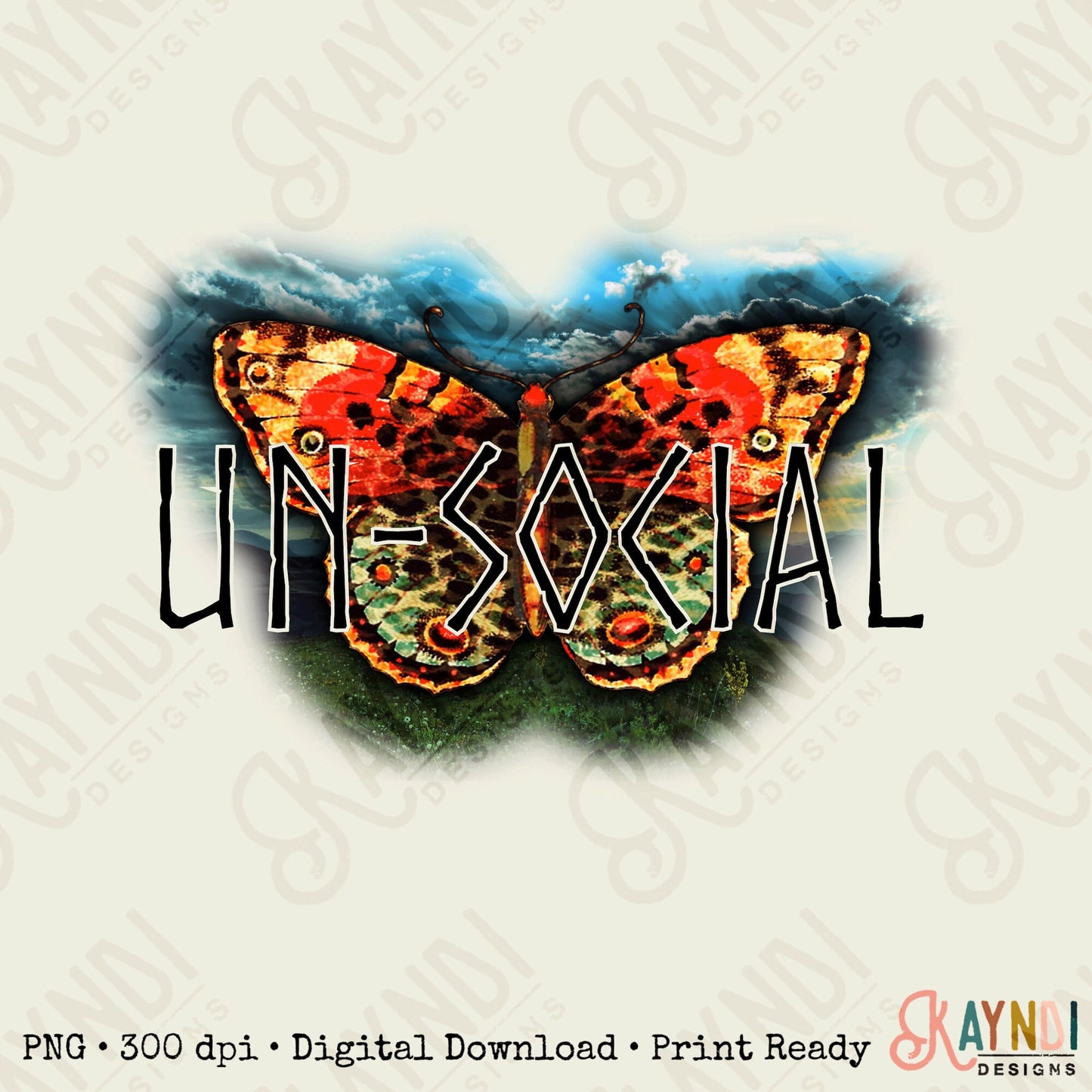 Un Social Butterfly Sublimation Design PNG Digital Download Leopard Cheetah Snarky Funny Quote Humor Saying introvert Printable