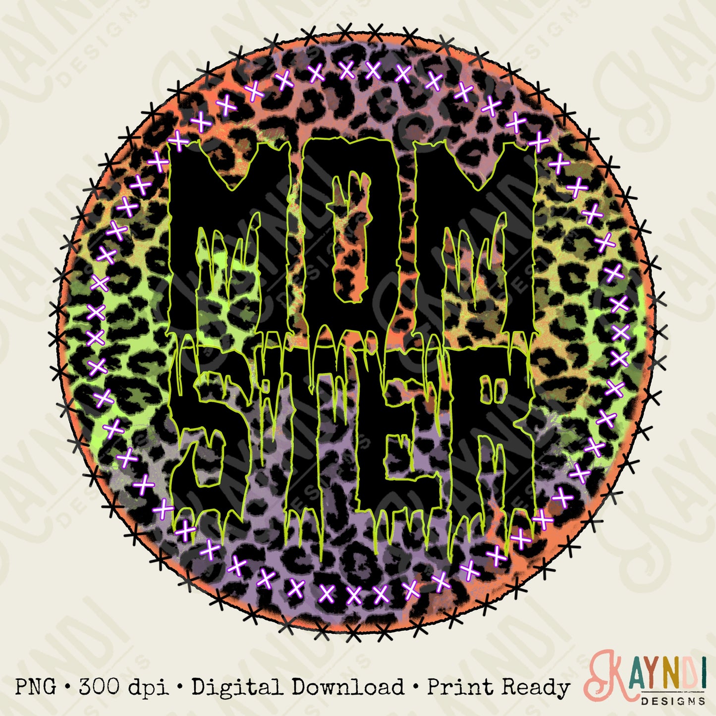 Momster Leopard Sublimation Design PNG Digital Download Printable Monster  Mom Cheetah Halloween Fall Mama Zombie Creepy Spooky Ghoul