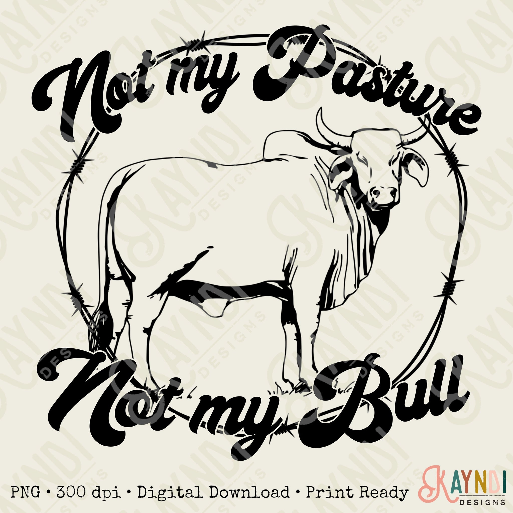 Printful Men's Cow Animal Print T-Shirt