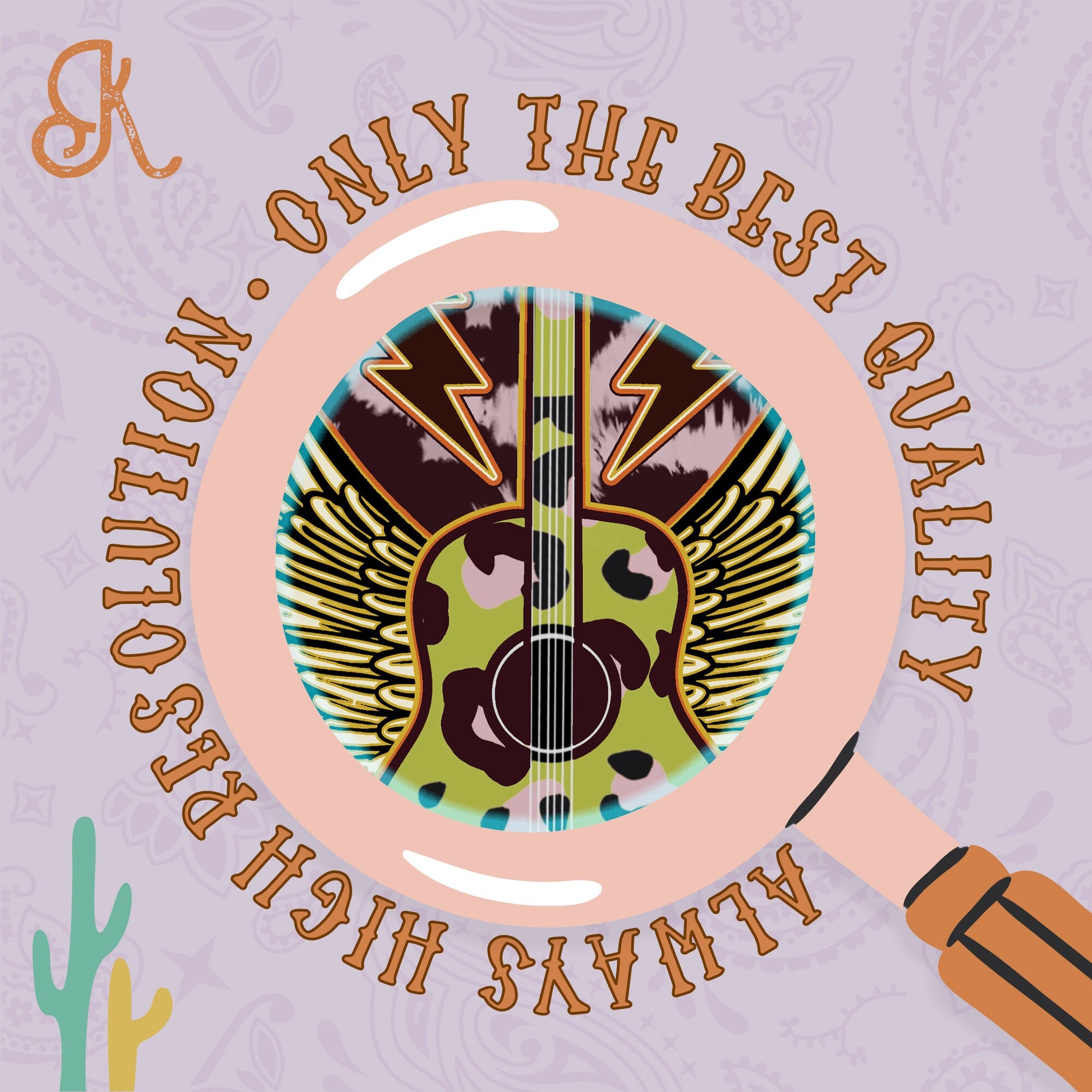 Music City Dark Sublimation Design PNG Digital Download Printable Retro Groovy Country Retro Band Guitar Wings Leopard 70s Seventies